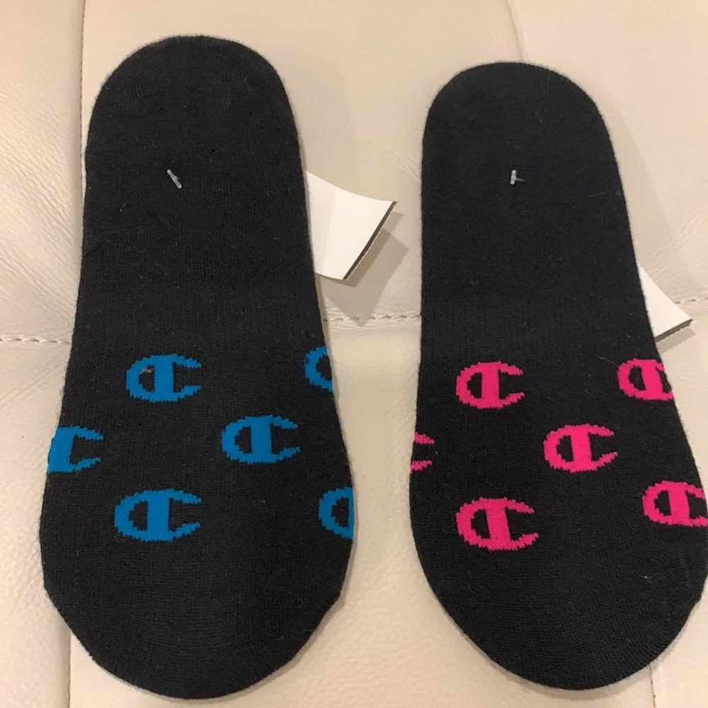 Champion no show black socks 2 pairs